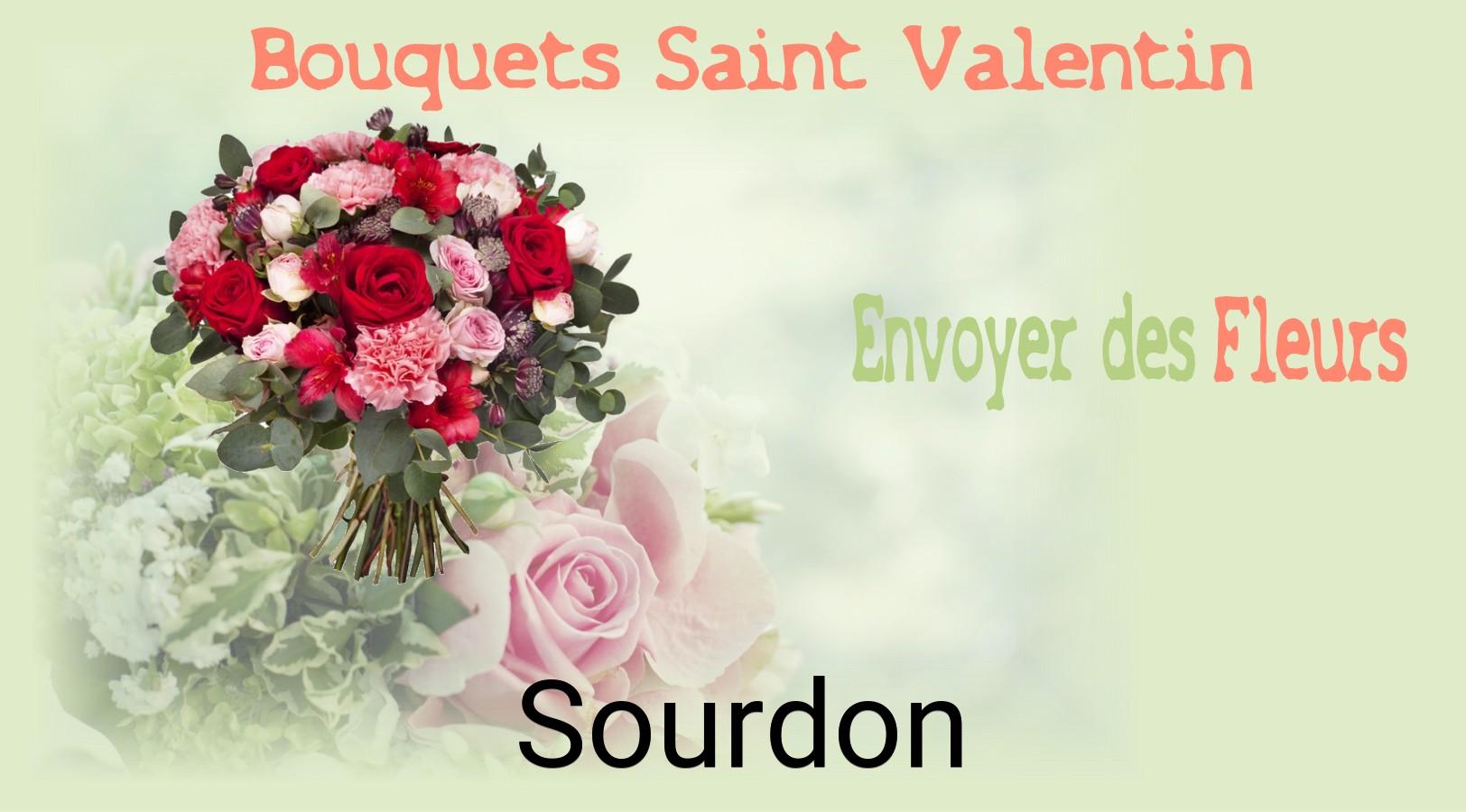 Roses de Saint-Valentin livrées à Sourdon